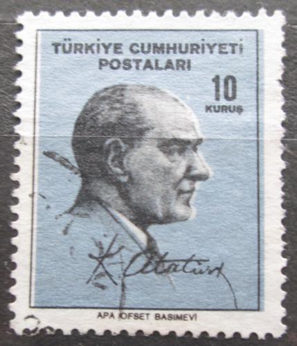 Potov znmka Turecko 1965 Prezident Kemal Atatrk Mi# 1978 - zvi obrzok