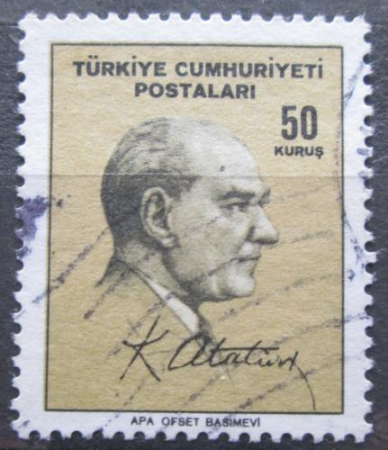 Potov znmka Turecko 1965 Prezident Kemal Atatrk Mi# 1979 - zvi obrzok