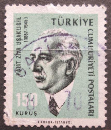 Potov znmka Turecko 1966 Halit Ziya Uaklıgil, spisovatel Mi# 1988
