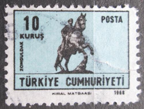 Potov znmka Turecko 1968 Atatrk na koni, Zonguldak Mi# 2114