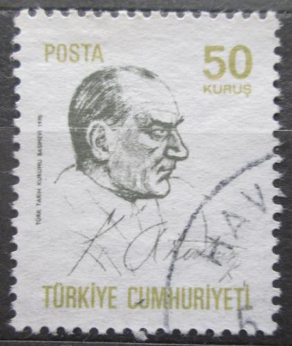Potov znmka Turecko 1970 Prezident Kemal Atatrk Mi# 2164 - zvi obrzok