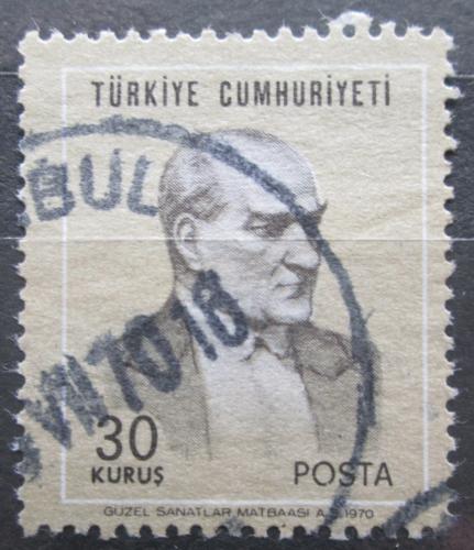 Potovn znmka Turecko 1970 Prezident Kemal Atatrk Mi# 2169