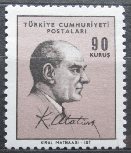 Potovn znmka Turecko 1966 Prezident Atatrk Mi# 2030