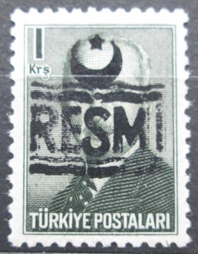 Potov znmka Turecko 1955 Atatrk pretla, edn Mi# 26 - zvi obrzok