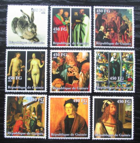 Poštové známky Guinea 2002 Umenie, Albrecht Dürer Mi# 3898-3906