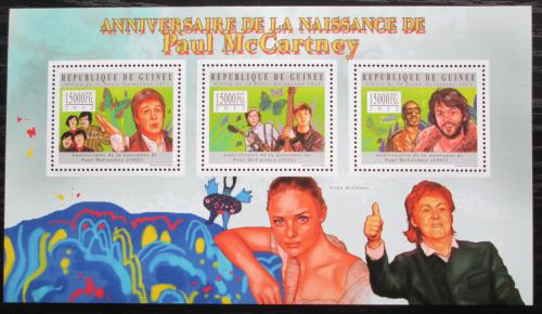 Poštové známky Guinea 2012 The Beatles, Paul McCartney Mi# 9420-22 Kat 18€