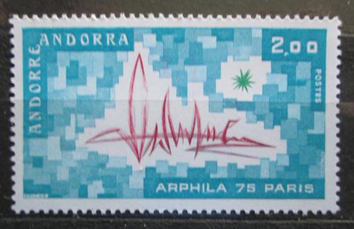 Poštová známka Andorra Fr. 1975 Výstava ARPHILA Mi# 269