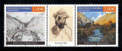 Poštové známky Andorra Fr. 2004 Umenie Mi# 620-21