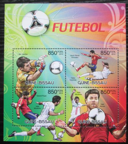 Poštové známky Guinea-Bissau 2012 Slavní futbalisti Mi# 6140-43 Kat 14€