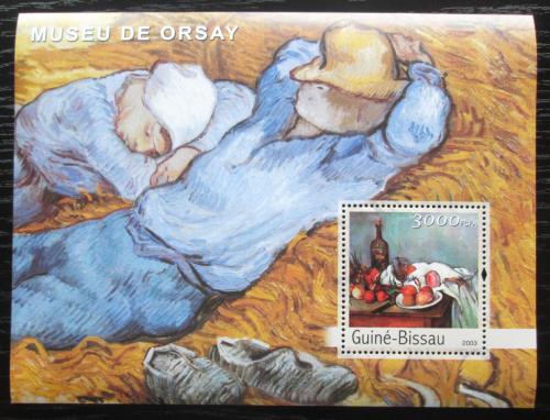 Potov znmka Guinea-Bissau 2003 Umenie, Mzeum Orsay Mi# Block 406 Kat 12