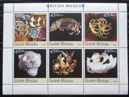 Poštové známky Guinea-Bissau 2003 Exponáty z Britského muzea Mi# 2658-63 Kat 10€