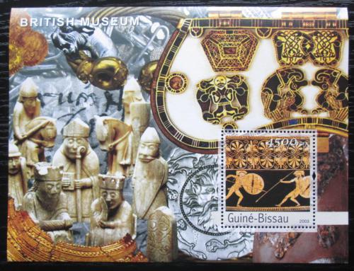 Poštová známka Guinea-Bissau 2003 Exponáty z Britského muzea Mi# Block 452 Kat 18€