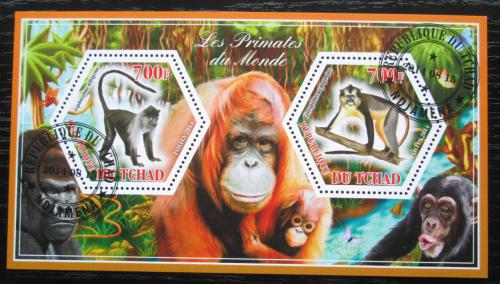 Poštové známky Èad 2014 Opice Mi# N/N