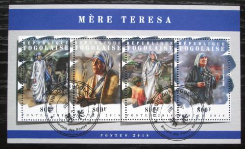Poštové známky Togo 2018 Matka Tereza Mi# 8892-95 Kat 13€ - zväèši� obrázok