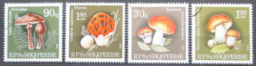 Poštové známky Albánsko 1990 Huby Mi# 2431-34 Kat 3.50€