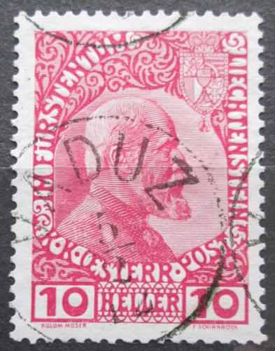 Poštová známka Lichtenštajnsko 1915 Kníže Jan II. Mi# 2 y Kat 40€