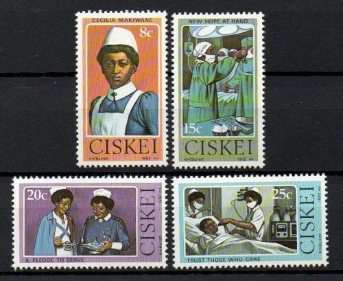 Poštové známky Ciskei, JAR 1982 Zdravotní péèe Mi# 22-25