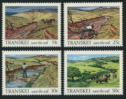 Poštové známky Transkei, JAR 1985 Ochrana pùdy Mi# 163-66