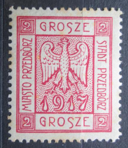Poštová známka Po¾sko, Przedbórz 1917 Štátny znak VELKÁ RARITA Mi# 1 A Kat 120€