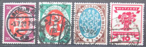 Poštové známky Nemecko 1919 Národní shromáždìní ve Výmaru Mi# 107-10 Kat 9€