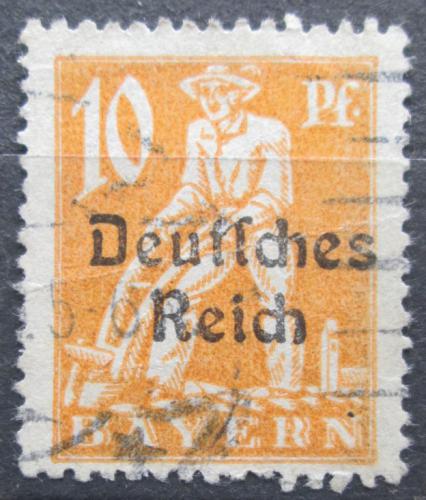 Poštová známka Nemecko 1920 Oráè pretlaè Mi# 120