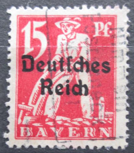 Poštová známka Nemecko 1920 Oráè pretlaè Mi# 121