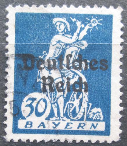 Poštová známka Nemecko 1920 Alegorie elektøiny Mi# 123