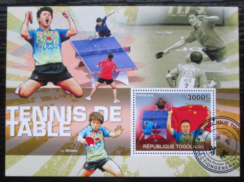 Poštová známka Togo 2010 Stolný tenis Mi# Block 534 Kat 12€ 