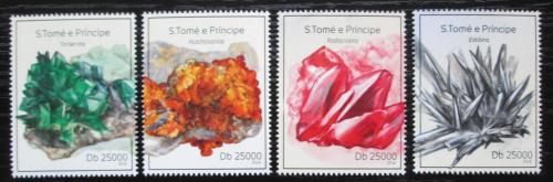 Poštové známky Svätý Tomáš 2014 Minerály Mi# 5564-67 Kat 10€