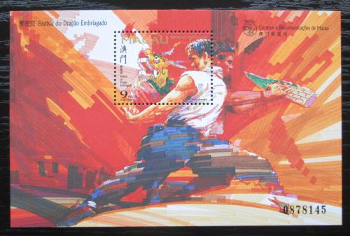 Poštová známka Macao 1997 Draèí festival Mi# Block 45 