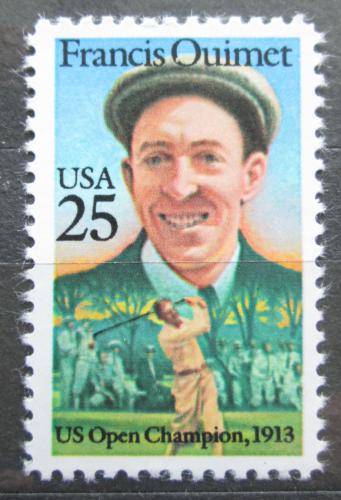 Poštová známka USA 1988 Francis Quimet, golf Mi# 1983