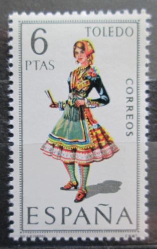 Poštová známka Španielsko 1970 ¼udový kroj Toledo Mi# 1902