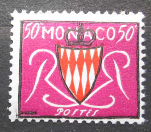 Poštová známka Monako 1954 Štátny znak Mi# 479