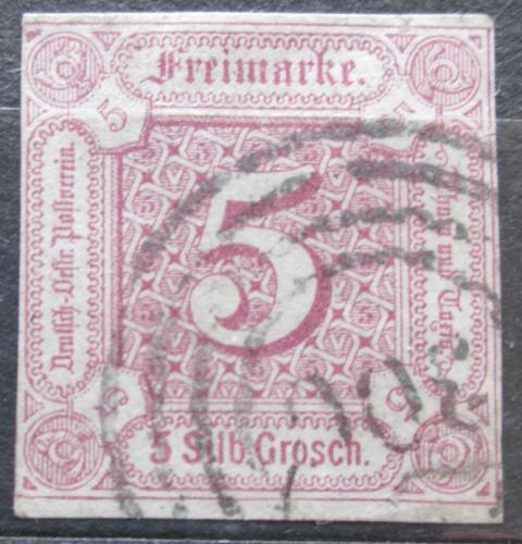 Poštová známka Thurn a Taxis 1859 Èíselná hodnota VELKÁ RARITA Mi# 18 Kat 300€