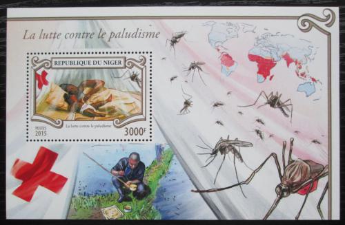 Poštové známky Niger 2015 Boj proti malárii Mi# Block 463 Kat 12€