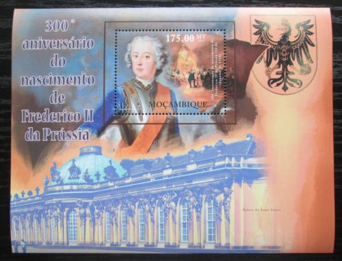 Poštová známka Mozambik 2012 Fridrich II. Veliký Mi# Block 586 Kat 10€