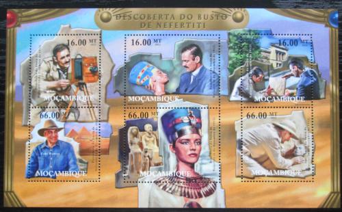 Poštové známky Mozambik 2012 Krá¾ovna Nefertiti Mi# 5547-52 Kat 14€
