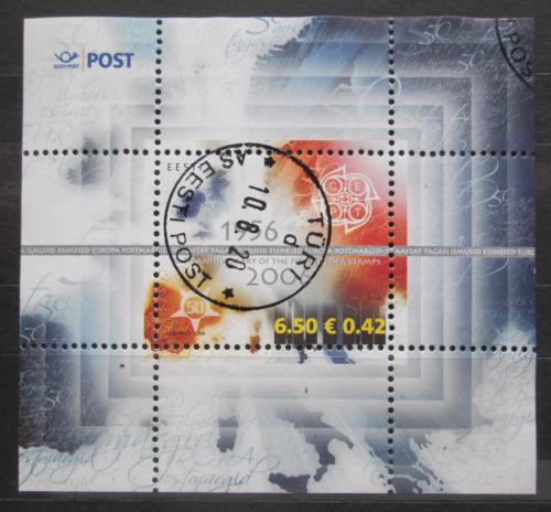 Poštová známka Estónsko 2006 Európa CEPT, 50. výroèie Mi# Block 24