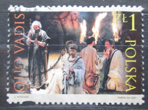 Poštová známka Po¾sko 2001 Scéna z filmu Quo vadis Mi# N/N
