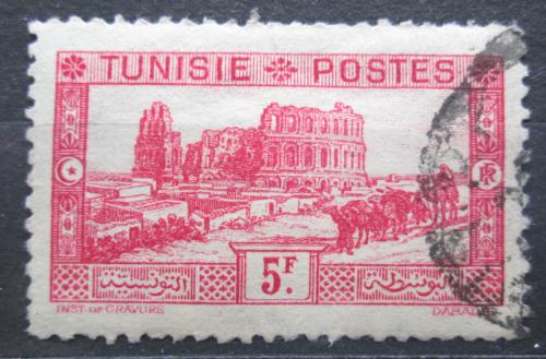 Poštová známka Tunisko 1931 Øímský amfiteátr v El-Džemu Mi# 188 A Kat 24€