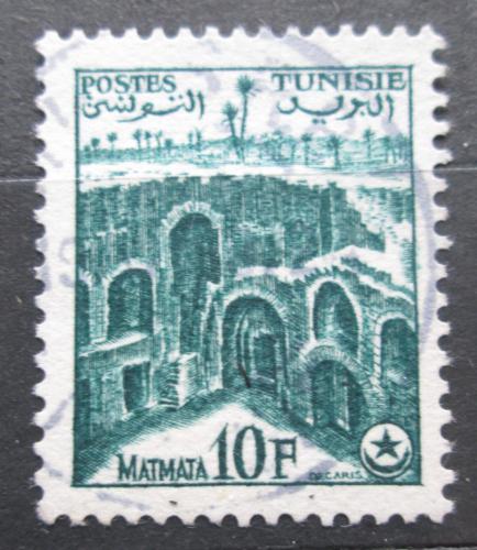 Poštová známka Tunisko 1954 Oáza Matmata Mi# 413