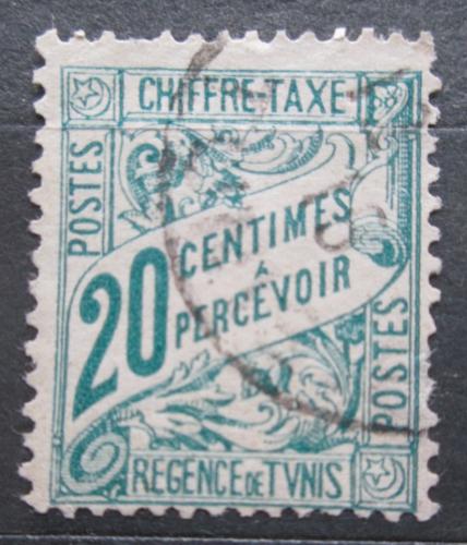 Poštová známka Tunisko 1901 Nominál, doplatná Mi# 30