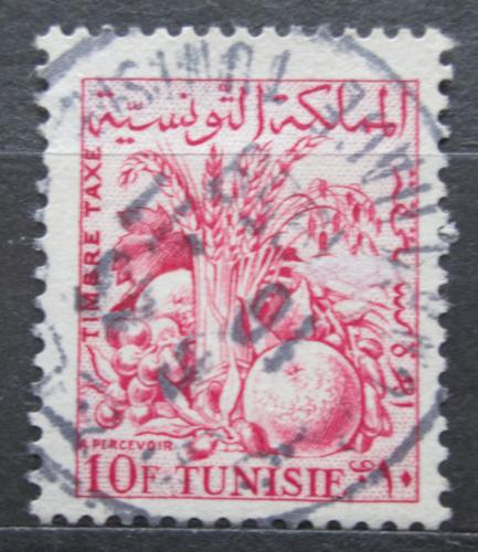 Poštová známka Tunisko 1957 Zemìdìlské produkty, doplatná Mi# 72