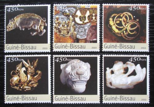 Potov znmky Guinea-Bissau 2003 Exponty z Britskho muzea Mi# 2658-63 Kat 10