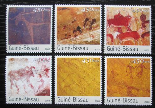 Potov znmky Guinea-Bissau 2003 Skaln malby Mi# 2489-94 Kat 11