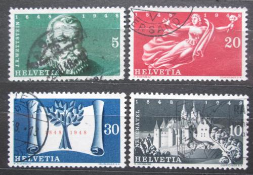 Poštové známky Švýcarsko 1948 Výroèí Mi# 496-99