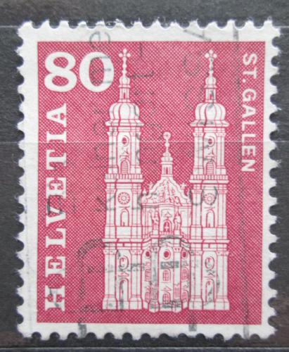 Poštová známka Švýcarsko 1960 Katedrála v St. Gallen Mi# 708 x
