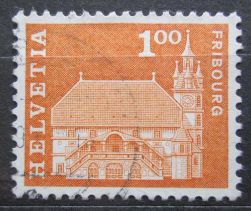 Poštová známka Švýcarsko 1960 Radnice ve Freiburgu Mi# 710 x