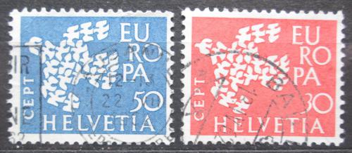 Poštové známky Švýcarsko 1961 Európa CEPT Mi# 736-37