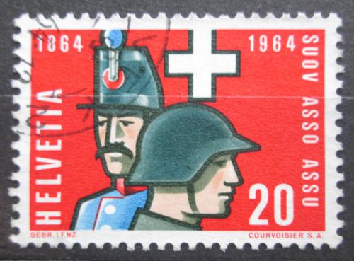 Poštová známka Švýcarsko 1964 Vojáci Mi# 793